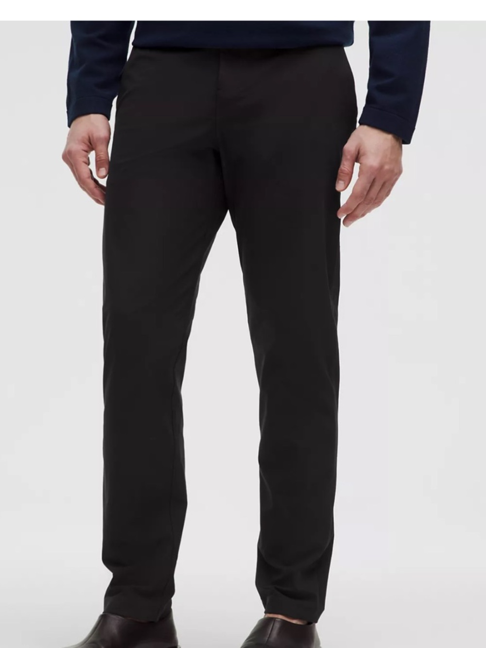 lululemon athletica Men's Black Straight-Leg Pants